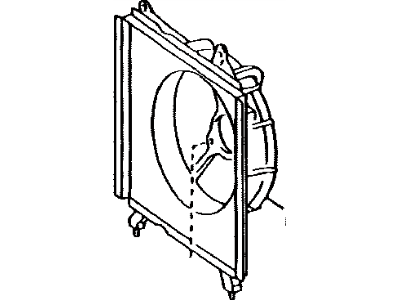 2000 Toyota Avalon Fan Shroud - 16711-0A080