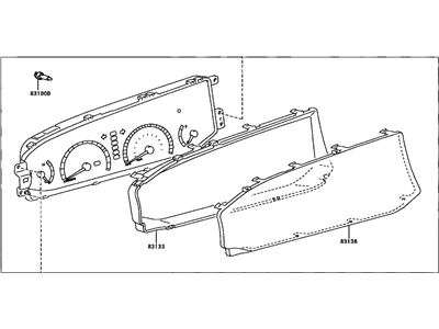 Toyota 83800-07021 Meter Assy, Combination