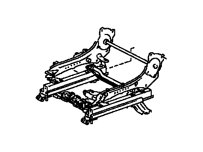 Toyota 72010-AC040 Adjuster Sub-Assy, Front Seat, Outer RH