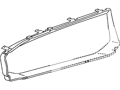 Toyota 83811-07020 Plate, Combination Meter