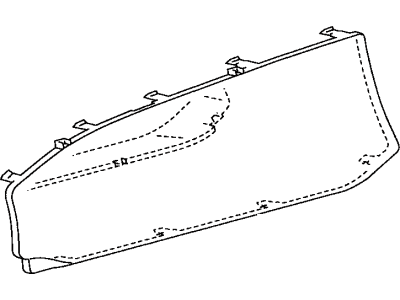 Toyota 83852-07020 Glass, Speedometer