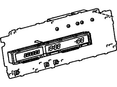 Toyota 83809-07080 Computer, Center Display