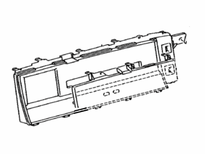 Toyota 83254-07170 Plate, Center Display Window