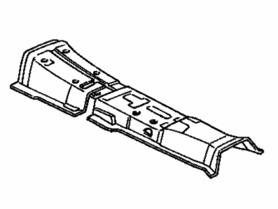 Toyota 58561-07010 Silencer, Front Floor