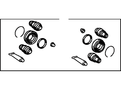 Toyota 04479-02100 Cylinder Kit, Disc Brake, Front