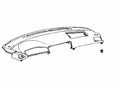 Toyota 55302-12050-E0 Panel Sub-Assy, Instrument, Upper
