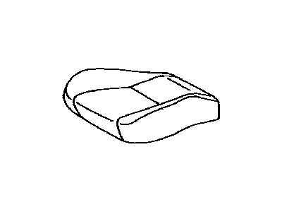 Toyota 71071-12M60-B1 Front Seat Cushion Cover, Right(For Separate Type)