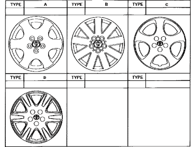 Toyota Corolla Wheel Cover - 42621-AB110