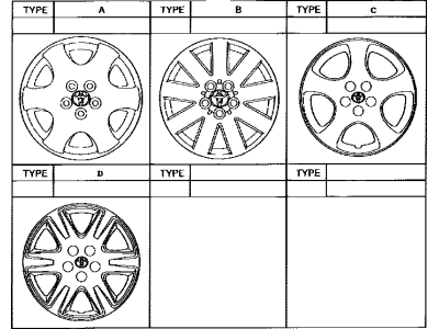 2008 Toyota Matrix Wheel Cover - 42621-AB110