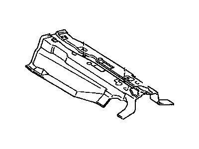 Toyota 58561-12020 Silencer, Front Floor