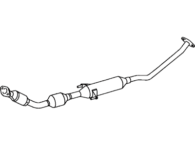 2005 Toyota Corolla Catalytic Converter - 17410-22500