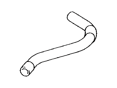 Toyota 16571-22070 Hose, Radiator, Inlet