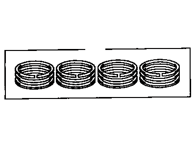 2004 Toyota Matrix Piston Ring Set - 13011-22200