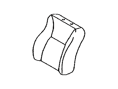Toyota 71073-02D70-B0 Front Seat Back Cover, Right(For Separate Type)