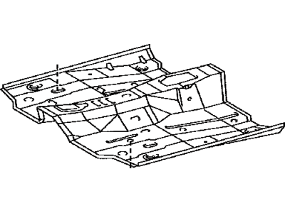 2004 Toyota Corolla Floor Pan - 58111-12902