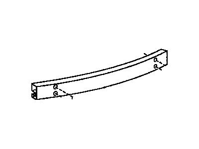 Toyota 52023-12190 Reinforcement, Rear Bumper