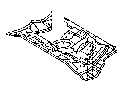 Toyota Matrix Floor Pan - 58211-02170