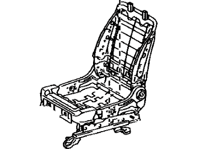 Toyota 71110-12011 Frame Assy, Front Seat W/Adjuster, RH