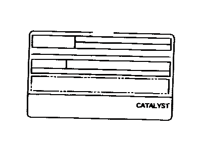 Toyota 11298-22150 Plate, Emission Control Information