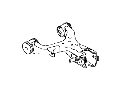 Toyota 48720-0C010 Arm Assembly Rear Suspension No.1 Left