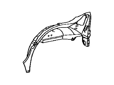 Toyota 61608-0C010 Panel, Quarter Wheel House, Inner LH