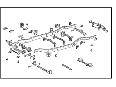 Toyota 51001-0C860 Frame Sub-Assembly