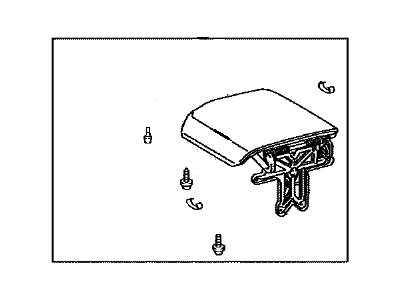 Toyota 58905-0C050-B0 Door Sub-Assy, Console Compartment