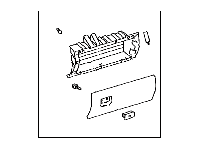 Toyota Tundra Glove Box - 55045-0C010-E3