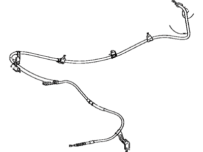 Toyota 46420-0C070 Cable Assembly, Parking Brake