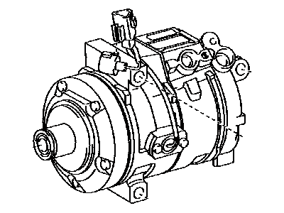 2008 Toyota Sequoia A/C Compressor - 88320-0C140