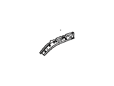 Toyota 61232-0C040 Rail, Roof Side, Inner LH