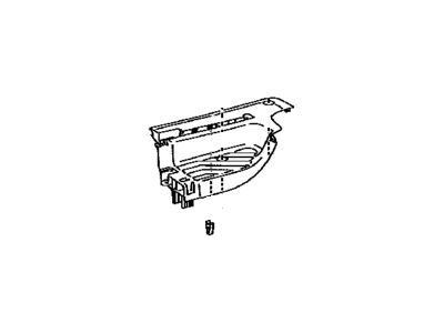 Toyota 67934-0C030-E0 Plate, Front Door Scuff, Outside LH