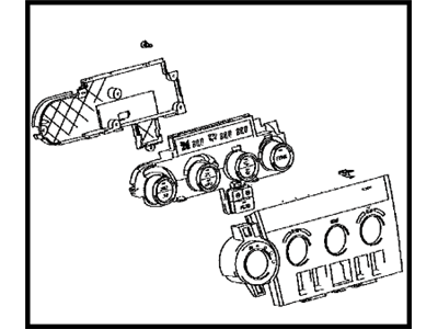 Toyota 84010-0CD20 Control & Panel Assembly