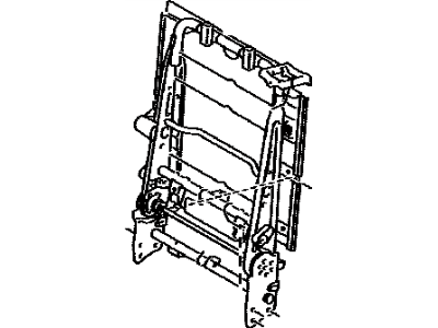 Toyota 71018-0C081 Frame Sub-Assembly, Rear Seat