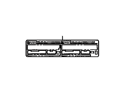 Toyota 88723-0C060 Label, Cooler Service Caution