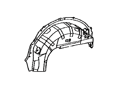 Toyota 61607-0C010 Panel, Quarter Wheel House, Inner RH