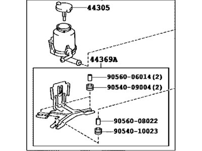 Toyota 44360-0C050 Reservoir Assy, Vane Pump Oil