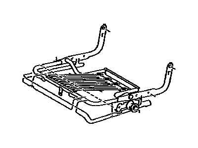 Toyota 71660-0C020 Spring Assy, Rear Seat Cushion, LH