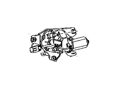 Toyota 85130-0C010 Motor Assy, Rear Wiper