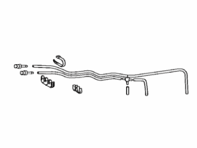 Toyota 36407-34050 Hose Sub-Assy, Transfer Breather