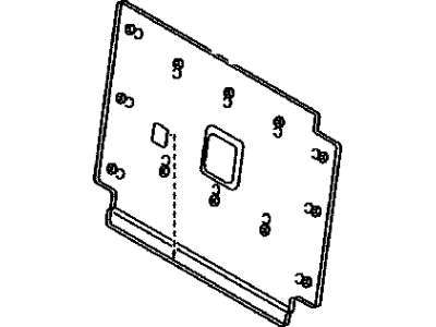 Toyota 71702-0C080-B0 Board Sub-Assembly, Rear Seat