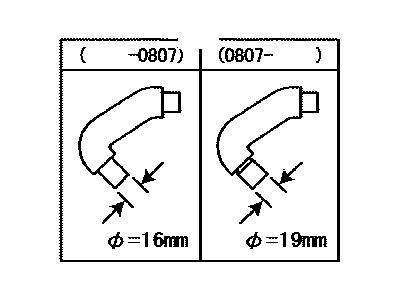 Toyota 12261-38020 Hose, Ventilation