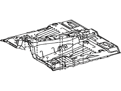 Toyota 58111-0C180 Pan, Front Floor