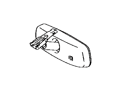 Toyota 87810-0C110 Inner Rear View Mirror Assembly