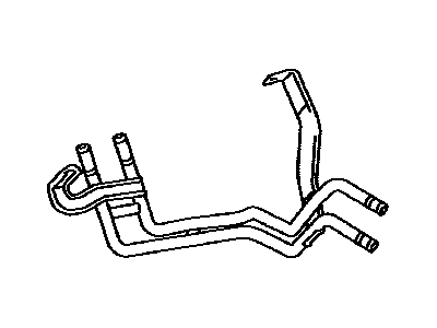 Toyota 16268-0F010 Pipe Sub-Assembly, Turbo Water