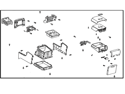 Toyota 58820-0C110-E0 Box Assembly, Console Co