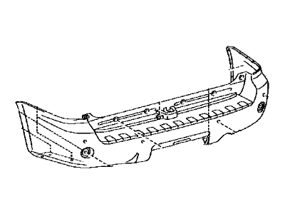 2017 Toyota Sequoia Bumper - 52159-0C911
