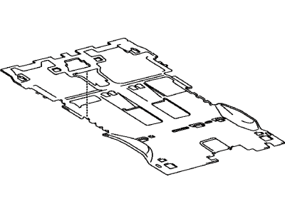 Toyota 58570-0C130-C0 Carpet Assembly, Rr FLOO