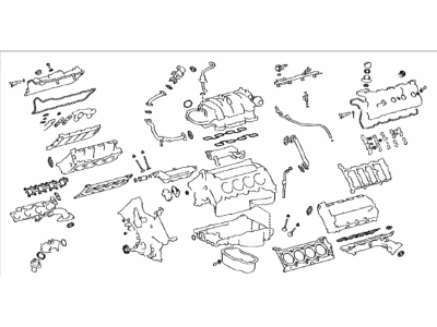 Toyota 04112-0S011 Gasket Kit, Engine Valve Grind
