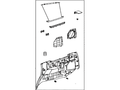 Toyota 62520-0C161-C0 Panel Assembly, Quarter